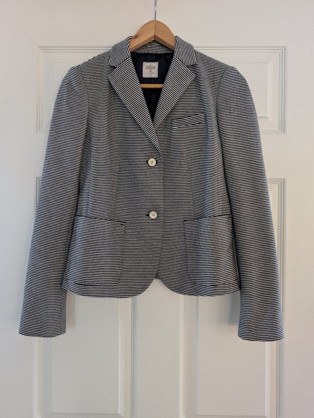 Gap Academy Blazer preppy navy striped size 0